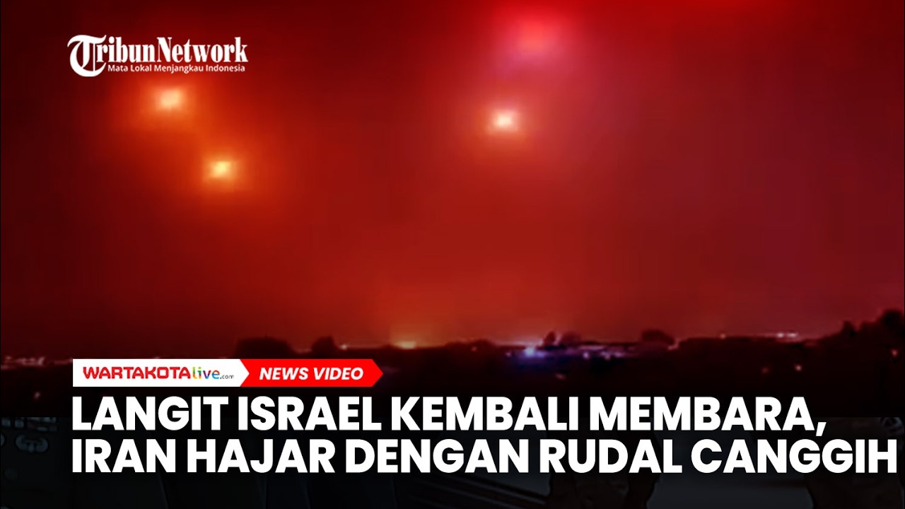Langit Israel Kembali Membara, Iran Hajar Dengan Rudal Canggih