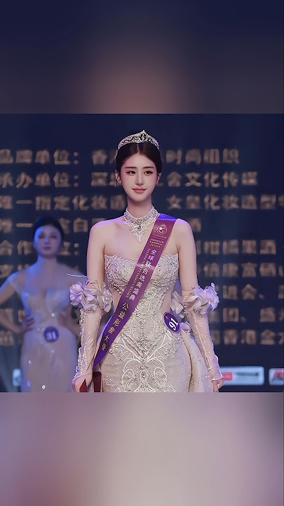 The 54th Miss United Nations: She’s Like a Goddess on Earth!#BaiYuanxin #MissUnitedNations #Trending
