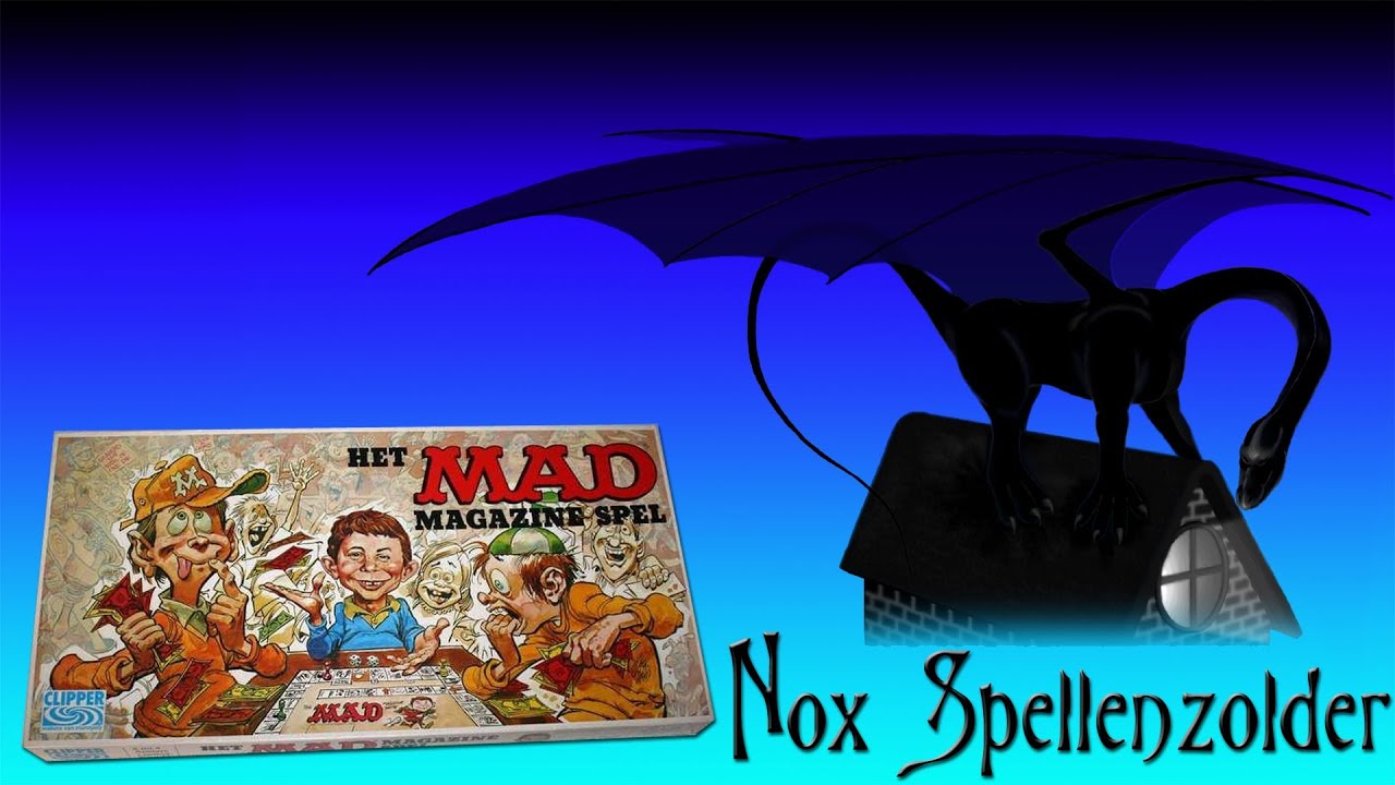 THE MAD GAME • Spellenbunker heeft info videos • Bordspel door Alga, Borras Plana S.A., Carlit, Clipper, Kod Kod, Miro Company, Parker Brothers, United Toys & Zod