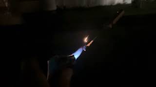 Flash powder test #2. KNO3 :Dk Al :S