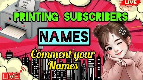 Artland Express live! PRINTING SUBSCRIBERS NAME ON PRINTER #shortsfeed #name #art #live #trending