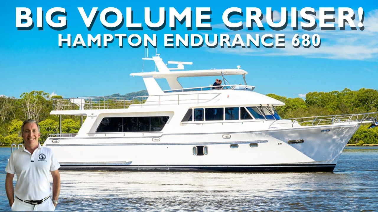 IS IT WORTH THE US$4.25M PRICETAG?  HAMPTON ENDURANCE 680 YACHT TOUR