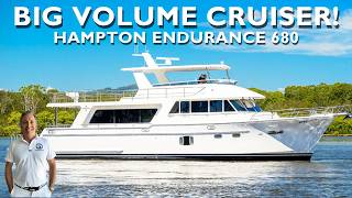 IS IT WORTH THE US$4.25M PRICETAG?  HAMPTON ENDURANCE 680 YACHT TOUR