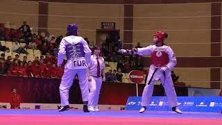 Turkey vs Azerbaijan. Female. World Taekwondo World Cup Team Championships, Baku-2016.
