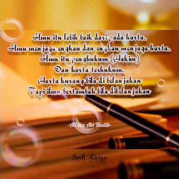 Kata-kata Mutiara Ali bin Abi Thalib (Story WA pendek)