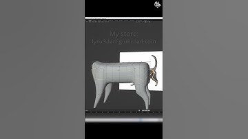 Creating an adorable low poly cat in Blender, part 1! #3d #3dart #blender #blender3d