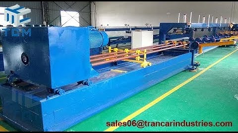 Automatic Steel Pipe inner surface grinding machine from Trancar Industries
