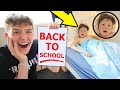 Back To School *PRANK* on my LITTLE BROTHER!!