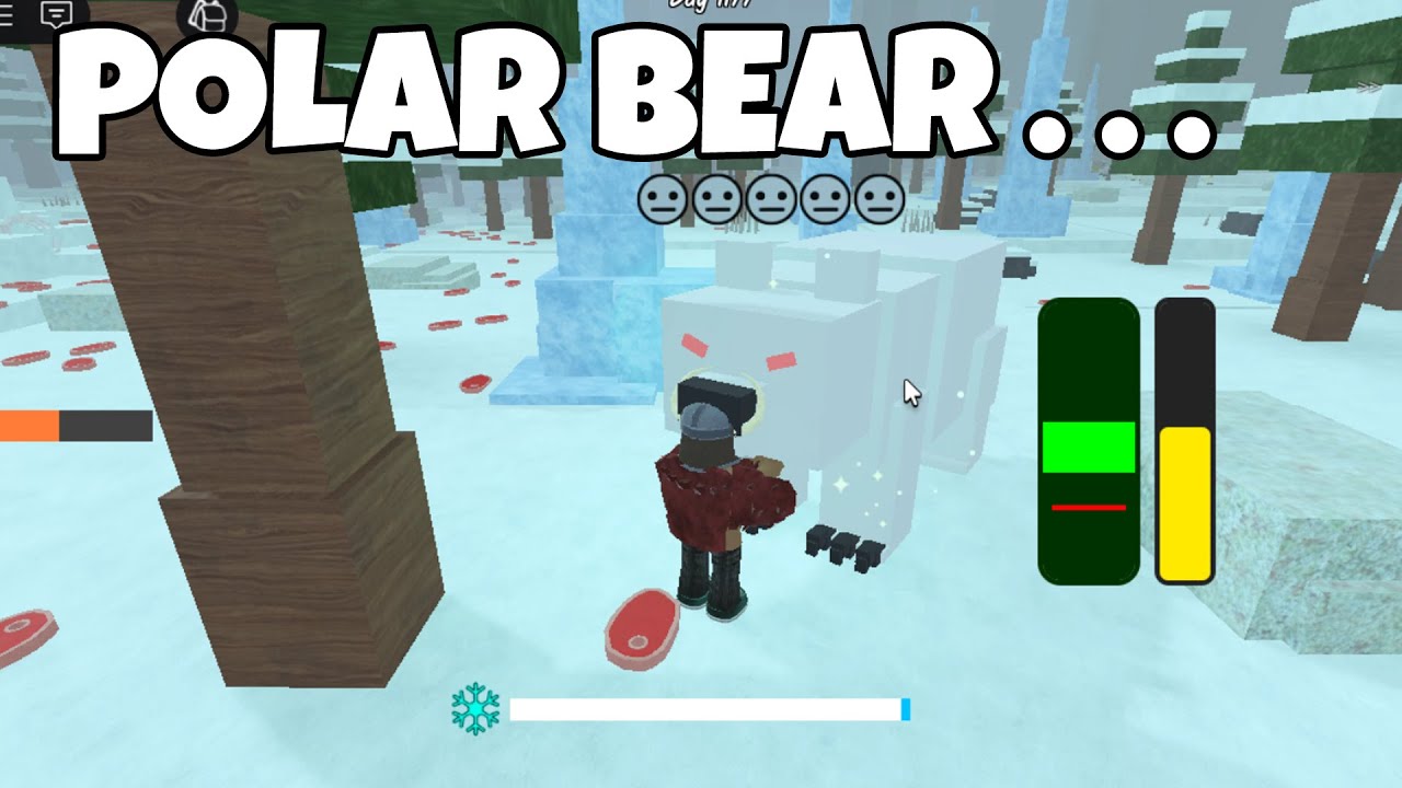 Как приручить белого медведя в игре «Ночь в лесу 99» в Roblox