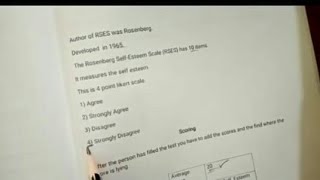 How to Administer Rosenberg Self-esteem scale||Rosenberg Self-esteem scale|| Urdu/Hindi