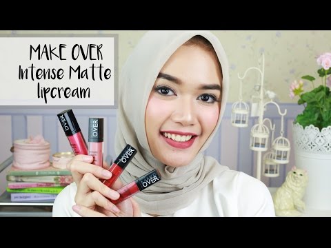 Make Over Intense Matte Lip Cream Swatch and Review | Jeby Azzahra | Bahasa Indonesia. 