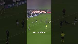 The Best Milan Derby Goal In Every Year 2010-2016 (Part 3)￼