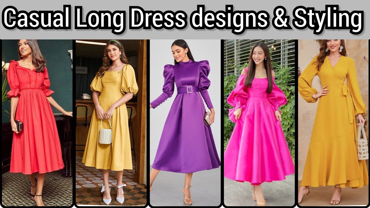 Designer Solid Color Long Dress With Lucky Label And Embroidery For Women  Elegant High Collar Casual Amazon Fashion Dresses For Winter And Spring  From Bossbaba, $13.12 | DHgate.Com