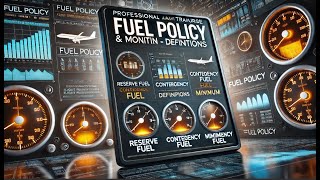 ATPL Flight Planning 033 - Ep.08: Fuel Policy & Monit. - Definitions | ATPL Training | ATPL Exams