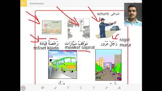 Lektion 3  wichtige Wörter für Urlaub. Auf der Straße Arabisch als Fremdsprache lernen mit Loay