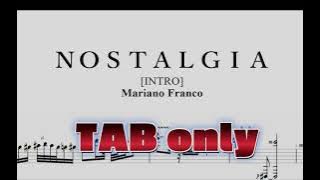 TAB Only - ＮＯＳＴＡＬＧＩＡ - Mariano Franco