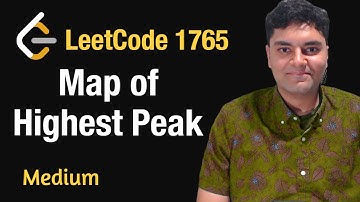 Map of Highest Peak - Leetcode 1765 - Python