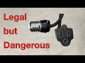 3 prong light socket adapter is bad.