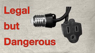 3 prong light socket adapter is bad.