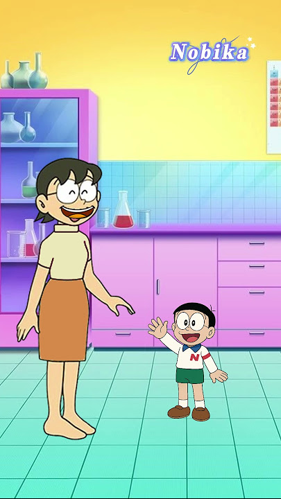 Why doesn't Nobita's mother help him anymore #Short #cartoon #animation