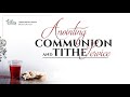 ANOINTING AND COMMUNION FRIST SERVICE [LIVE] FROM OASIS HOUSE || 04.08.2024