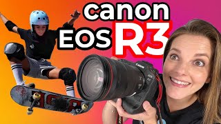Canon EOS R3 -ALUCINANTE prueba SKATE y GATOS- con EYE CONTROL