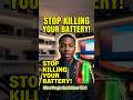 Your Battery is Dying Because of This