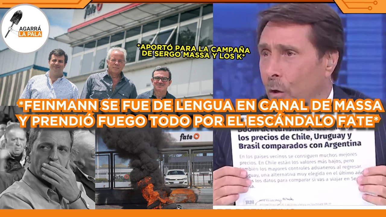 FEINMANN SE FUE DE LENGUA EN CANAL DE MASSA Y PRENDIÓ FUEGO AL DUEÑO DE FATE CON TERRIBLE ESCÁNDALO