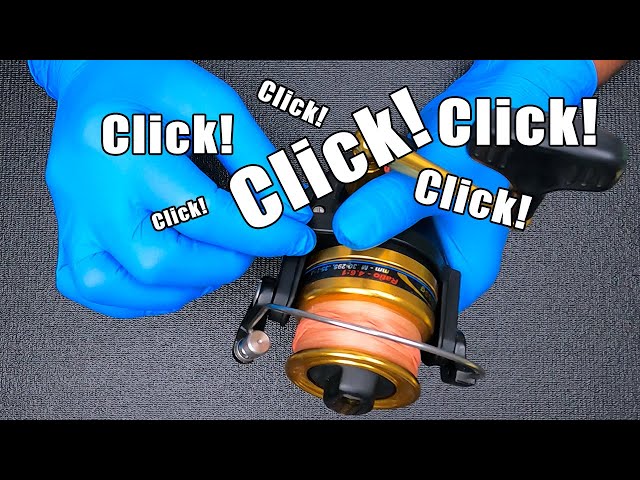 How To FIX the CLICK! Fishing Reel Repair 