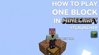 How to Install One Block in Minecraft TLauncher | All Versions (2026)