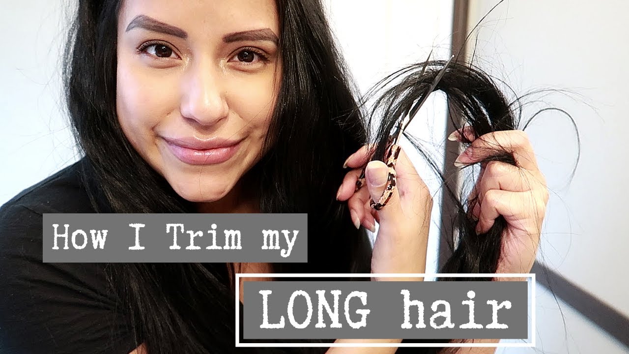 How To Trim Your Hair // What Shampoo Do I Use // Native American Hair -  YouTube