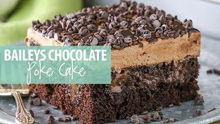 This baileys chocolate poke cake recipe is made with a moist soaked in
more and irish cream! it’s topped fresh ...