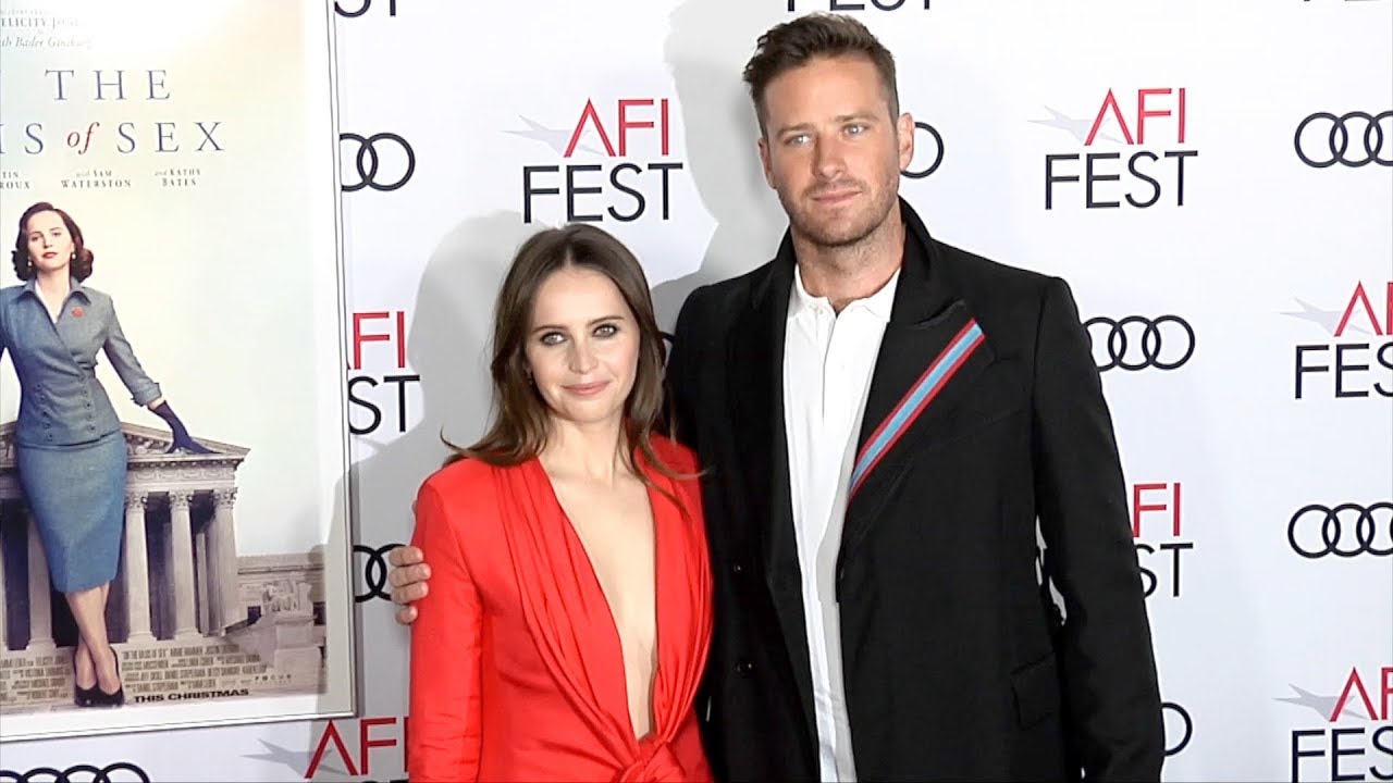 Felicity Jones Armie Hammer 2018 Afi Fest Opening Night On The Basis