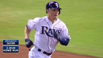 BOS@TB: Guyer blasts a two-run shot to left in 5th