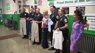 Scranton police provide school uniforms for students