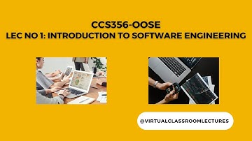 CCS356/OOSE - introduction to software engineering #oose #objectorientedsoftwareengineering #ccs356