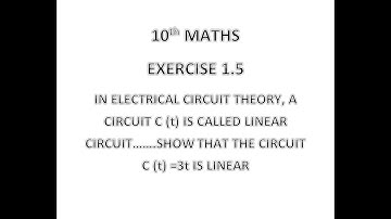 IN ELECTRICAL CIRCUIT THEORY, A CIRCUIT C (t) IS CALLED LINEAR CIRCUIT…… C (t) =3t IS LINEAR  #TAMIL