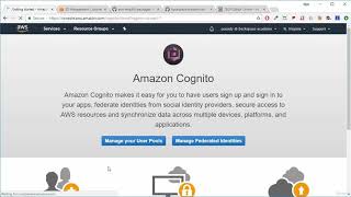 3  Lab Session 1   AWS Cognito   User Pools