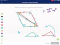 Khan Academy Tutorial: find angles in congruent triangles