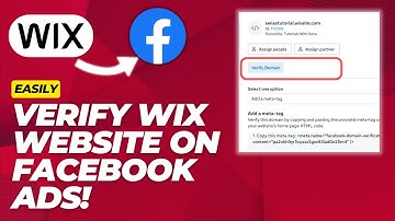 How To Verify Wix Domain for Facebook Ads In Wix | Facebook Ads On Wix (WIX Beginners Guide) - 2025