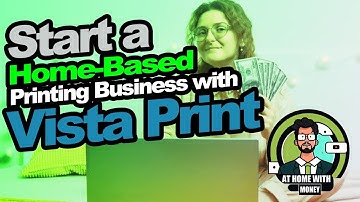Start a Home Based Printing Business with Vista Print in 2023 - At Home With Money