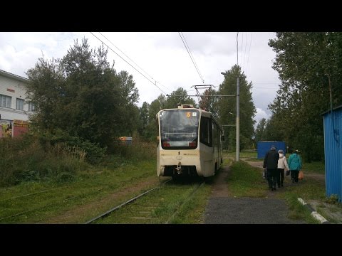 Ярославский трамвай. 71-619КТ №1, маршрут 6