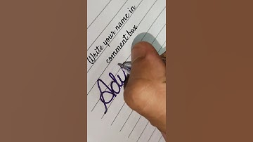 Aditi | #shorts #name #shortsvideo #calligraphy #cursive #handwriting