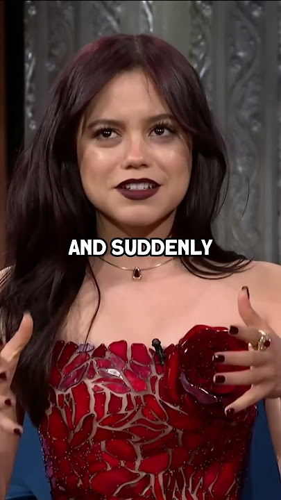 Jenna Ortega on Working with Lady Gaga in Wednesday Season 2 #shorts