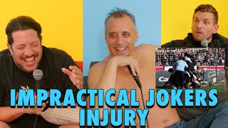 Impractical Jokers Injury with Joe Gatto | Sal Vulcano & Chris Distefano present: Hey Babe! - Clips