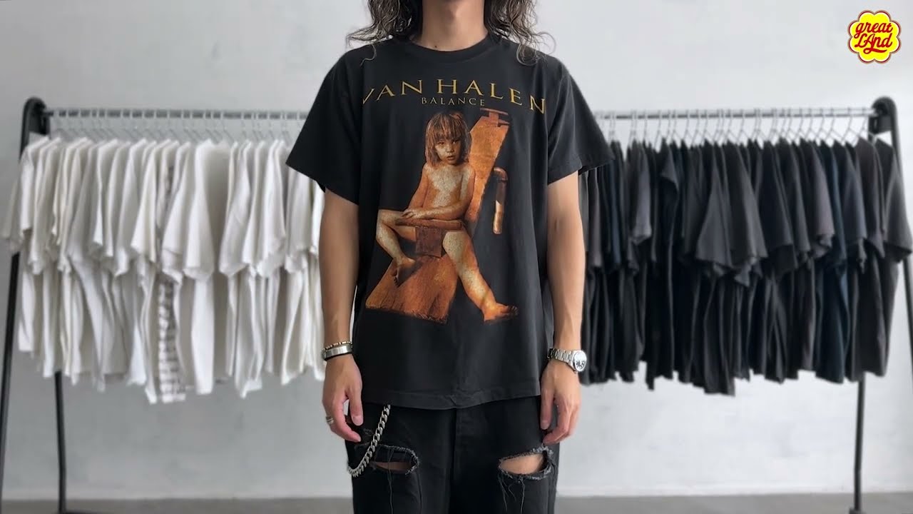 VAN HALEN BALANCE WORLD TOUR 1995 BLACK FITS XL