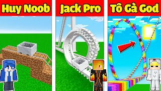 TÔ GÀ THỬ THÁCH 24H XÂY TÀU LƯỢN SIÊU TỐC TỪ NOOB TỚI GOD TRONG MINECRAFT*TÀU LƯỢN CAO TỚI MẶT TRỜI