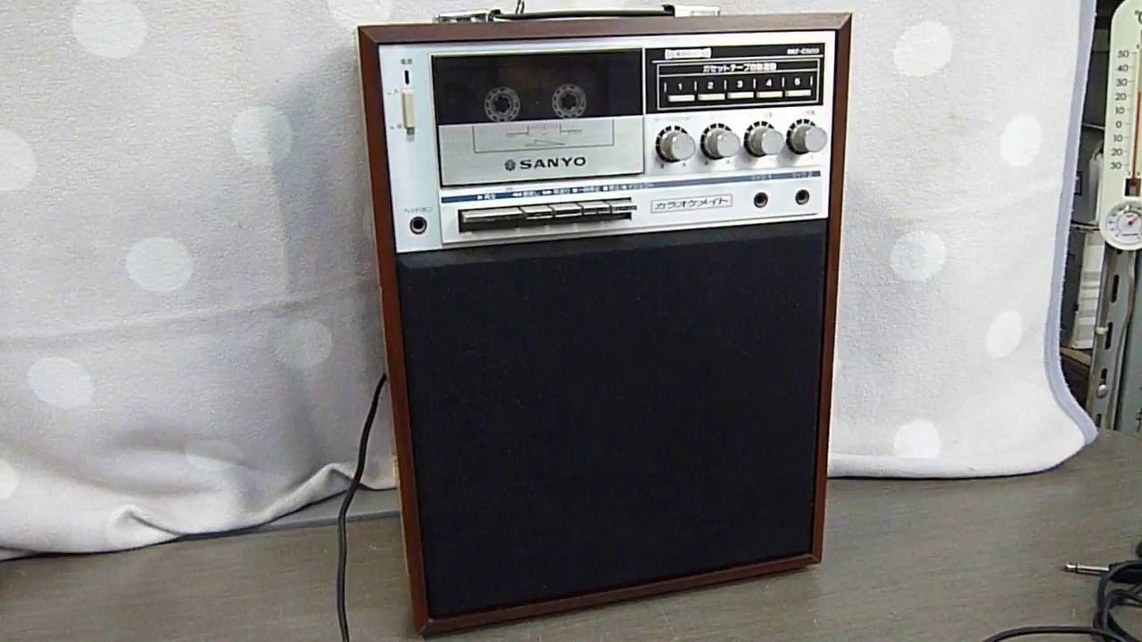 SANYO PAT-C500 カラオケメイト - YouTube