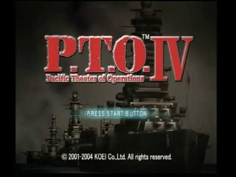 P.T.O. IV Pacific Theatre of Operations PS2 Gameplay (KOEI)