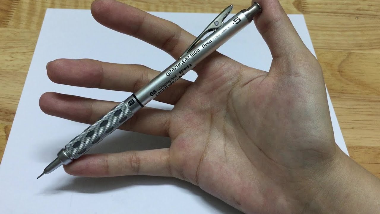 Pentel : Graphgear 1000 : Mechanical Clutch Pencil : 0.5mm